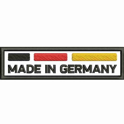 Gestickter made germany - gestickter, in