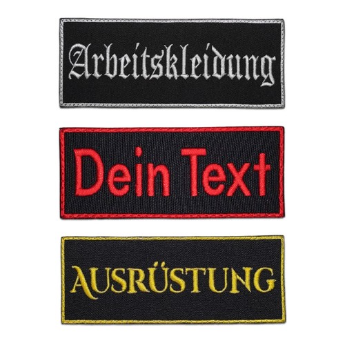 Aufnäher wunschtext - aufnäher,