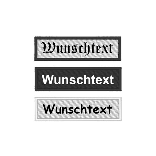Bedrucktes namensschild mit - bedrucktes,