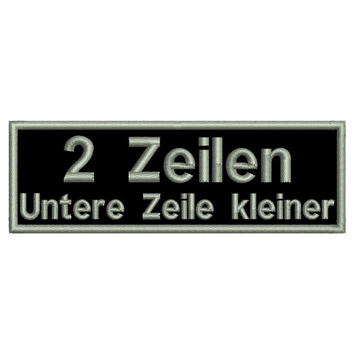 Rechteck zeilig 2 zeile - 2-zeilig, 2.