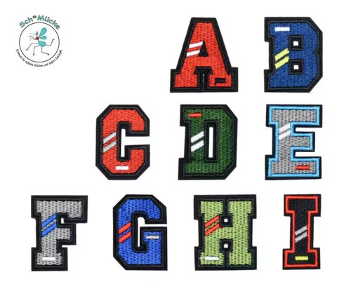 Aufbügler buchstaben cm - aufbügler,