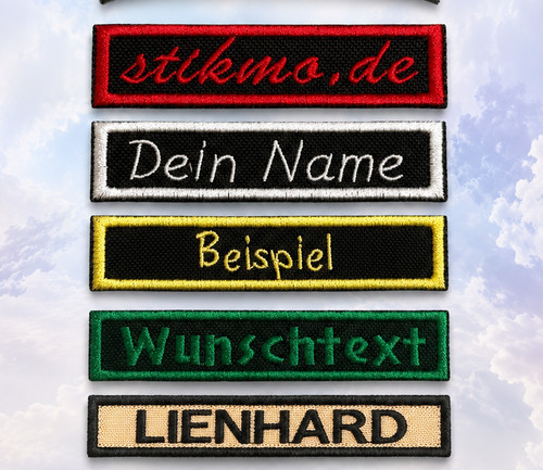 Aufnäher namensschild name - aufnäher,,