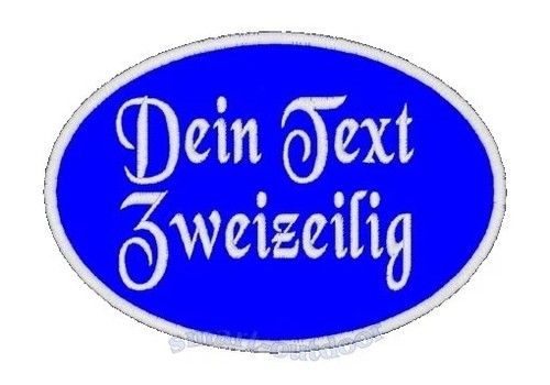 Gestickter patch wunschtext - patch,