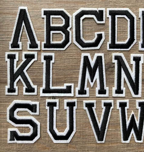 Buchstaben patch aufnäher - patch,