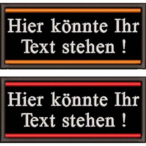 Namensschild mit wunschtext - namensschild,