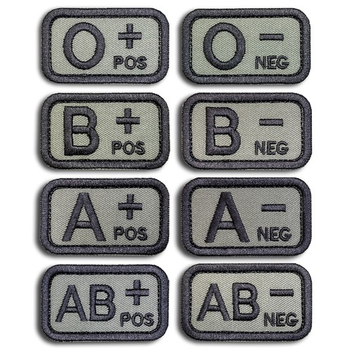 Blutgruppen patch mit - blutgruppen,