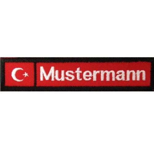 Namensschild wunschtext name - namensschild,