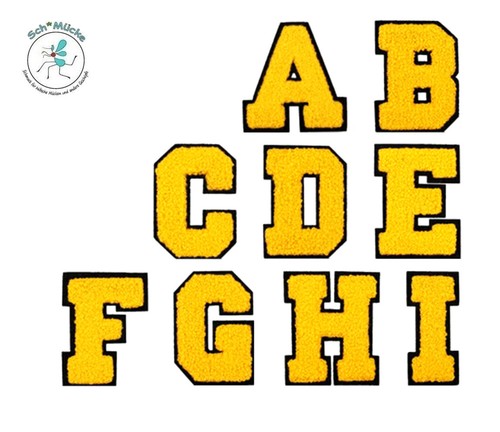 Aufbügler buchstaben cm - aufbügler,