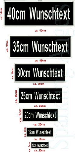 Namensschild aufnäher - ,
