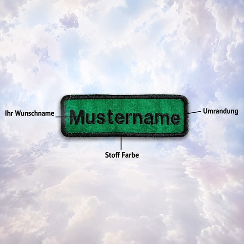 Aufnäher namensschild name - namensschild,